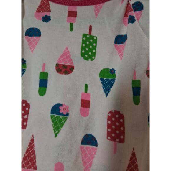 Coney Isle Body Suit Ice Cream Popsicles Baby Girls Size 3-6 Months - Picture 3 of 4
